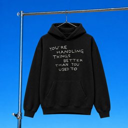 Whyteeindia Merch 2026 You_re Handling Things Better Than You Used To Hoodie Motivational Gifts