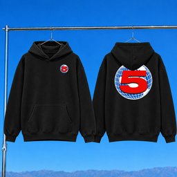 Channel 5 Merch 2026 Channel 5 Black Hoodie Unique Birthday Gift For Husband