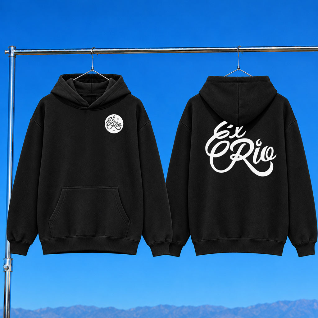 El Rio Merch 2026 El Rio Logo Hoodie Black Birthday Ideas For Husband