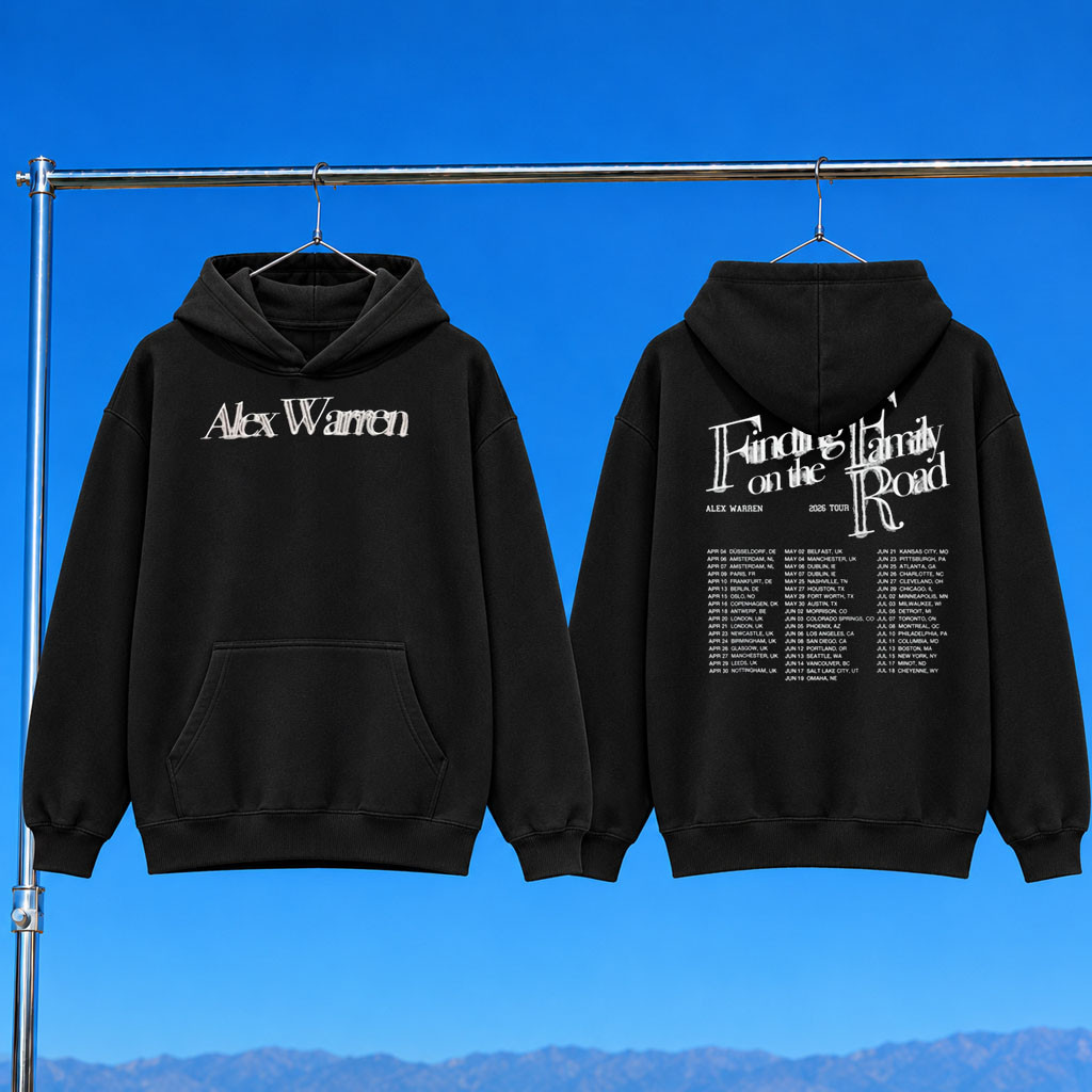 Alex Warren Tour Merch 2026 FFOTR Tour Dates Hoodie Gift Ideas For Music Lovers