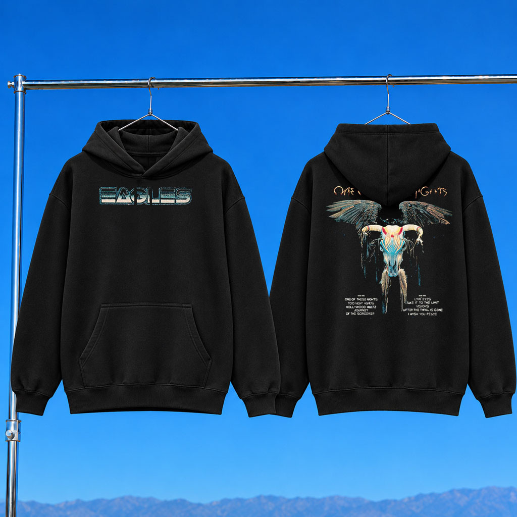 Eagles Merch 2026 One Of These Nights Hoodie Black Best Gift For Band Fans