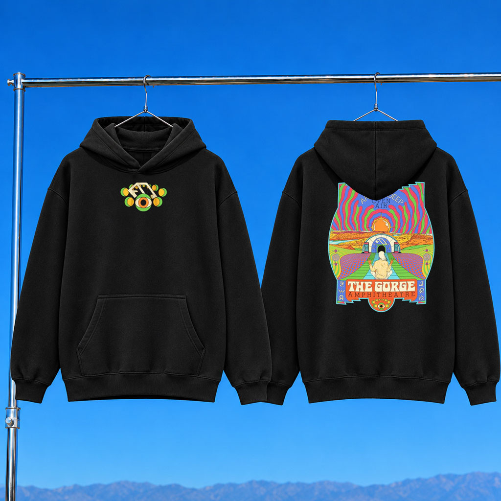 Anjunabeats Merch 2026 Anjunadeep Open Air The Gorge X Andrew McGranahan Hoodie Black