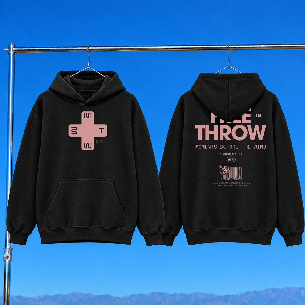 Free Throw Merch 2026 Micrographic Hoodie Free Throw Hoodie Cool Gift For Band Fans