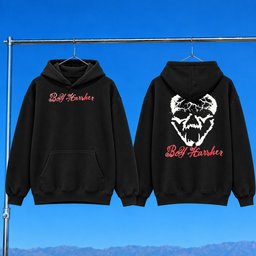 Boy Harsher Merch 2026 Skull Hoodie Black Music Lover Gifts For Him