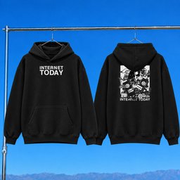 Internet Today Merch 2026 Deth2Bots Hoodie Black Internet Today Hoodie Podcast Fan Gifts