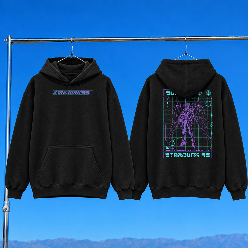 KT8 Merch 2026 Starjunk 95 Jetta Mech Blueprint Hoodie Starjunk 95 Merch Gifts For BFF