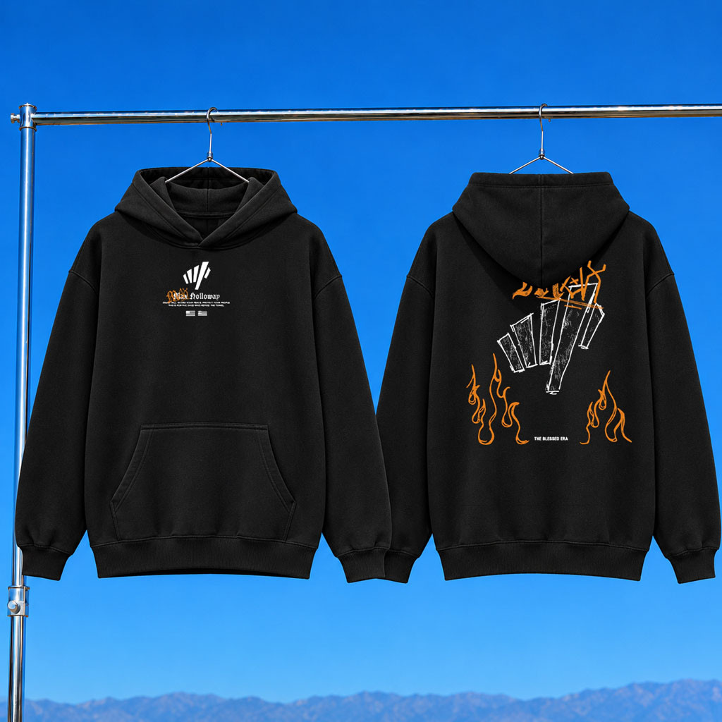 Max Holloway Merch 2026 Blessed Sketch Hoodie Max Holloway Hoodie Gift For UFC Fans