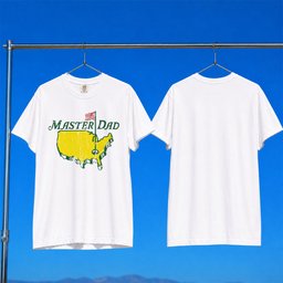 1 Nation Design Merch 2026 Master Dad T-Shirt Masters Inspired Shirt Gift For Golfer Dad