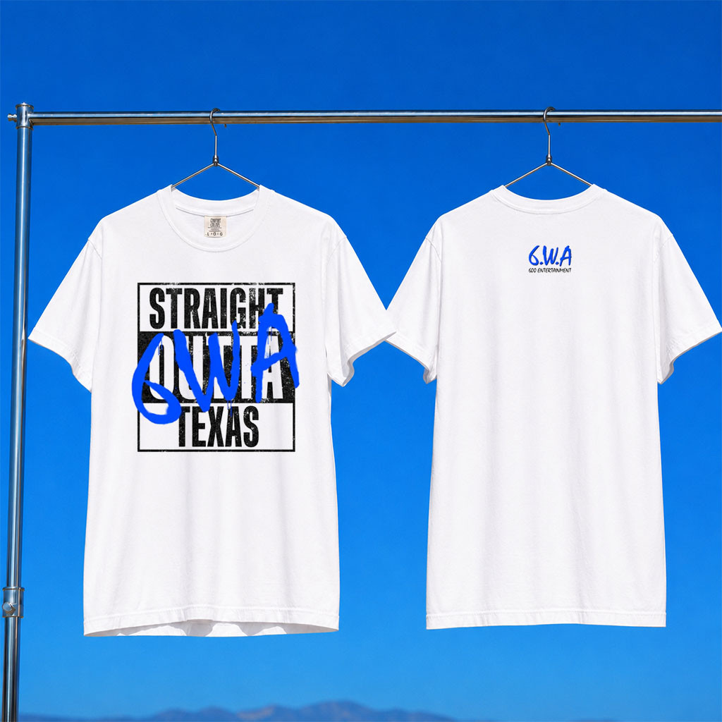 BigXthaPlug Merch 2026 Straight Outta Texas T-Shirt 6WA Shirt Gift For Hip Hop Fans