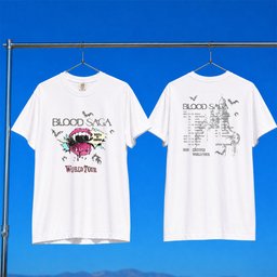 Enhypen Blood Saga Merch 2026 Enhypen Blood Saga World Tour T-Shirt Enhypen Tour Merch White