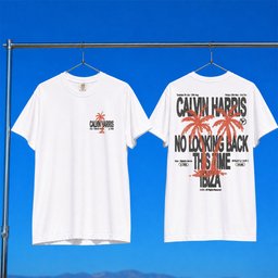 Calvin Harris Merch 2026 Palm Tree T-Shirt No Looking Back This Time Shirt Gift For Fans