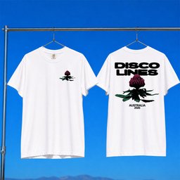 Disco Lines Merch 2026 Disco Lines Waratah Flower Australia T-Shirt Gifts For Music Fans