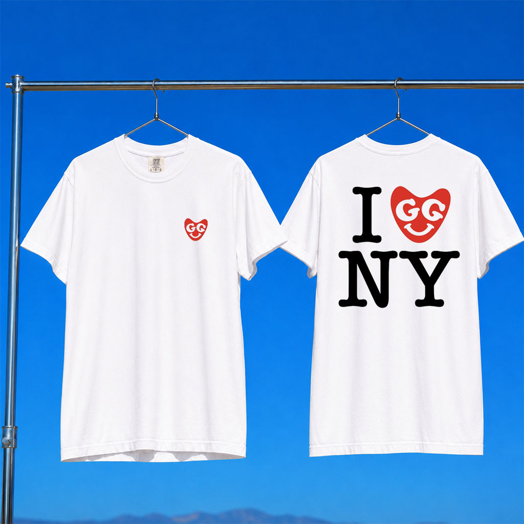 Disco Lines Merch 2026 I Love NY T-Shirt White Gift Ideas For Music Lovers