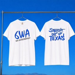BigXthaPlug Merch 2026 6WA Logo T-Shirt Straight Out Of Texas Shirt White Gift For Fans