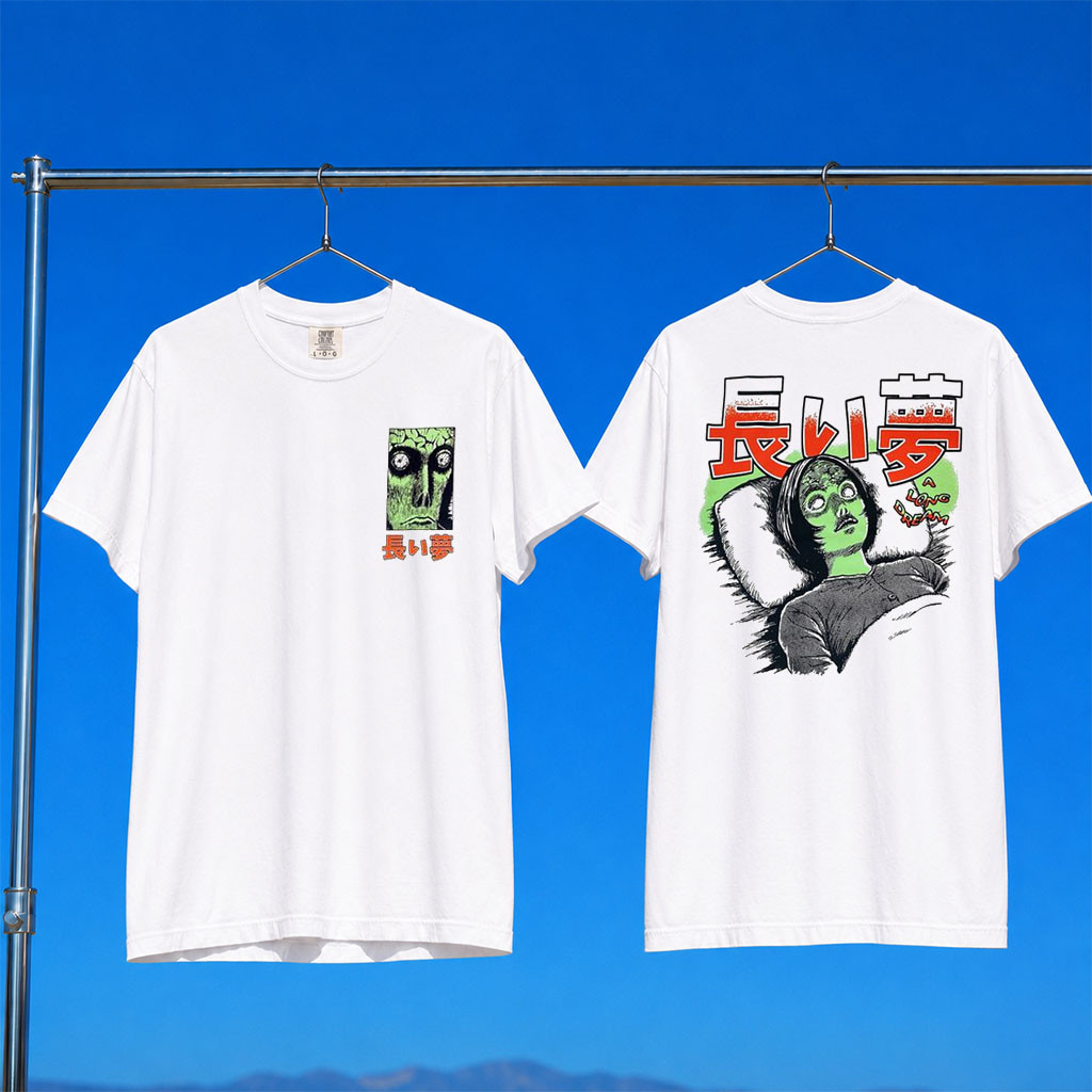 Crunchyroll Merch 2026 Junji Ito A Long Dream Trance T-Shirt Gift For Anime Fans