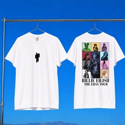 Billie Eilish Merch 2026 Billie Eilish The Eras Tour T-Shirt White Presents For Music Lovers