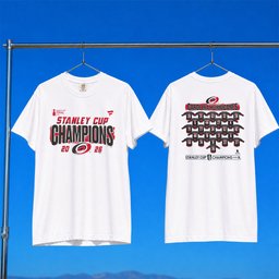 Carolina Hurricanes Champions Merch 2026 Canes Stanley Cup Champions Roster Jersey T-Shirt