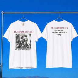 The Cranberries Merch 2026 Live At The London Astoria White Graphic T-Shirt Gift For Music Fans