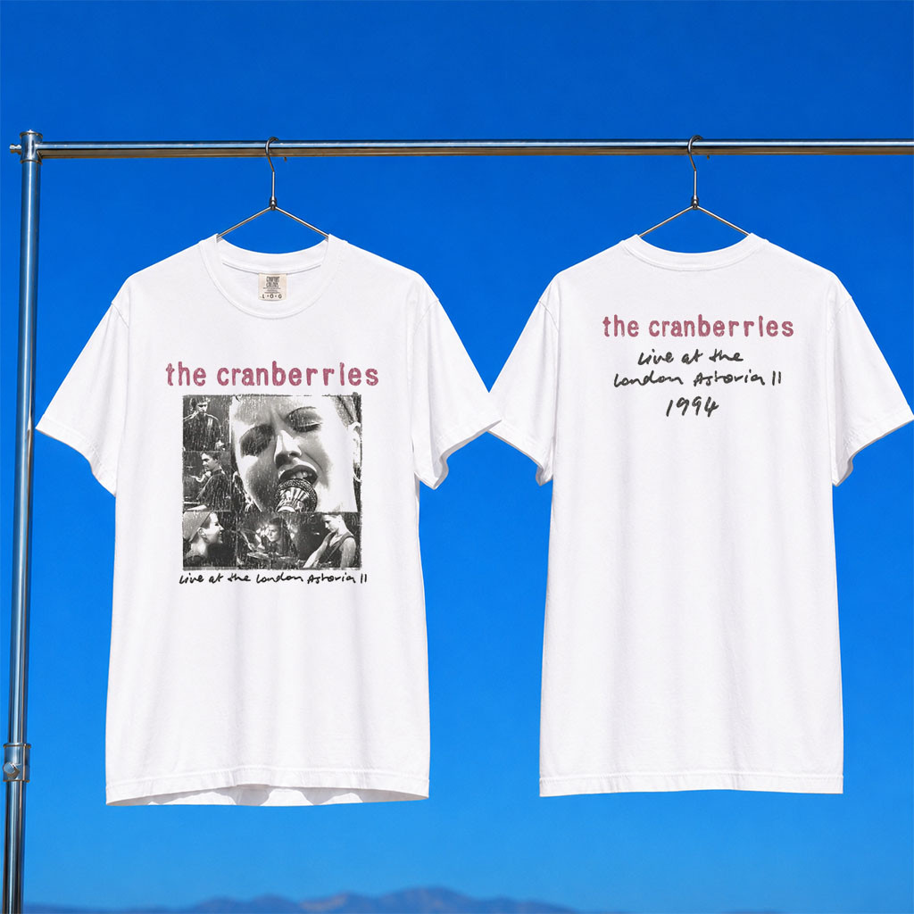 The Cranberries Merch 2026 Live At The London Astoria White Graphic T-Shirt Gift For Music Fans