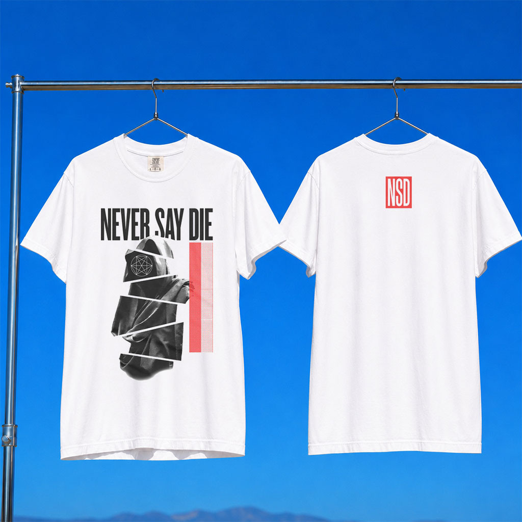 KT8 Merch 2026 NSDR Cloak White T-Shirt Never Say Die Shirt NSDR Merch Gift For BFF