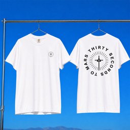 Thirty Seconds To Mars Merch 2026 Circular Triad T-Shirt White Rock Fan Apparel Gift For Her