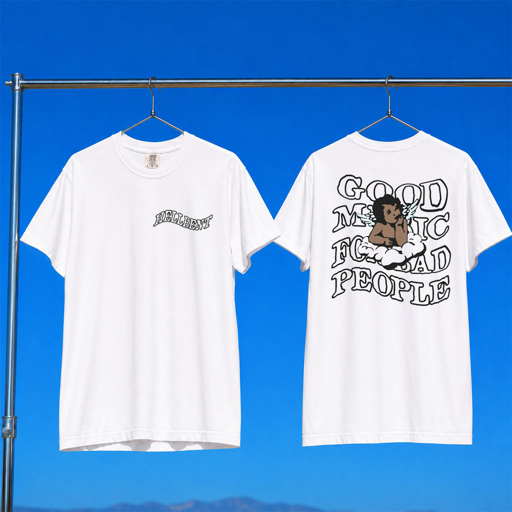 Hellbent Records Merch 2026 Cherub T-Shirt Good Music For Bad People Shirt Brothers Gifts