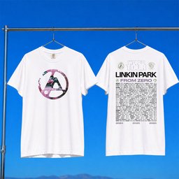Linkin Park Merch 2026 From Zero World Tour White T-Shirt Linkin Park Tour Merch Fan Gifts