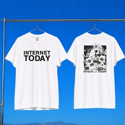 Internet Today Merch 2026 Deth2Robots White T-Shirt Internet Today Shirt Father's Day Gifts