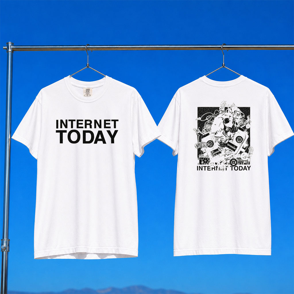 Internet Today Merch 2026 Deth2Robots White T-Shirt Internet Today Shirt Father's Day Gifts