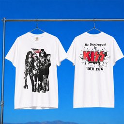 KISS Merch Be Destroyed By KISS Tour 1976 T-Shirt Best Gift For Rock Band Fans