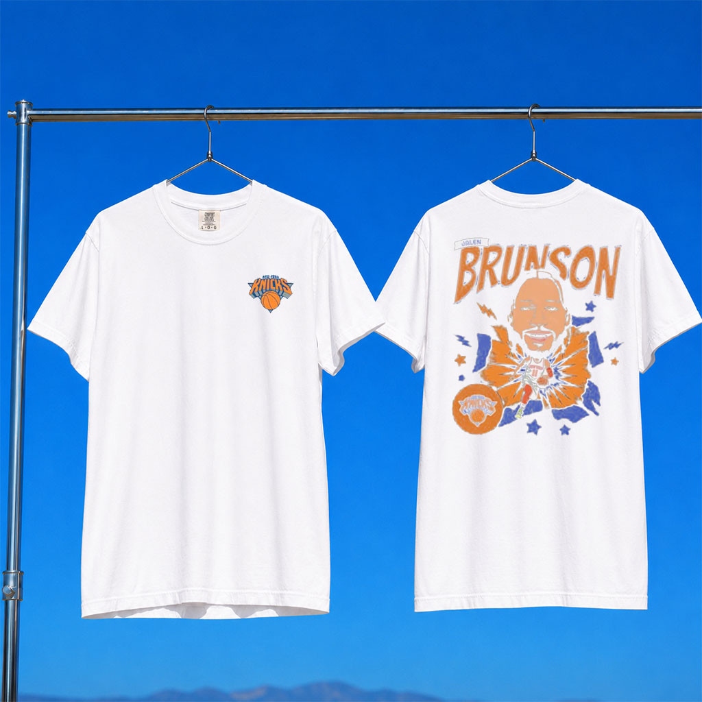 Jalen Brunson Merch 2026 Jalen Brunson Knicks Caricature T-Shirt New York Knicks Champions Merch copy 5