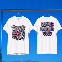 Gutrectomy Merch 2026 Summer Slaughter Club T-Shirt White Presents For Boyfriend