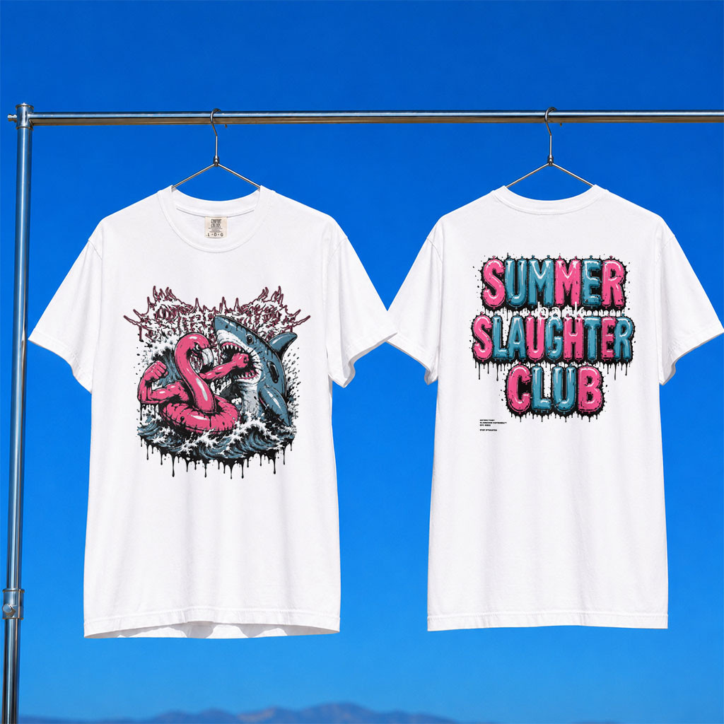 Gutrectomy Merch 2026 Summer Slaughter Club T-Shirt White Presents For Boyfriend