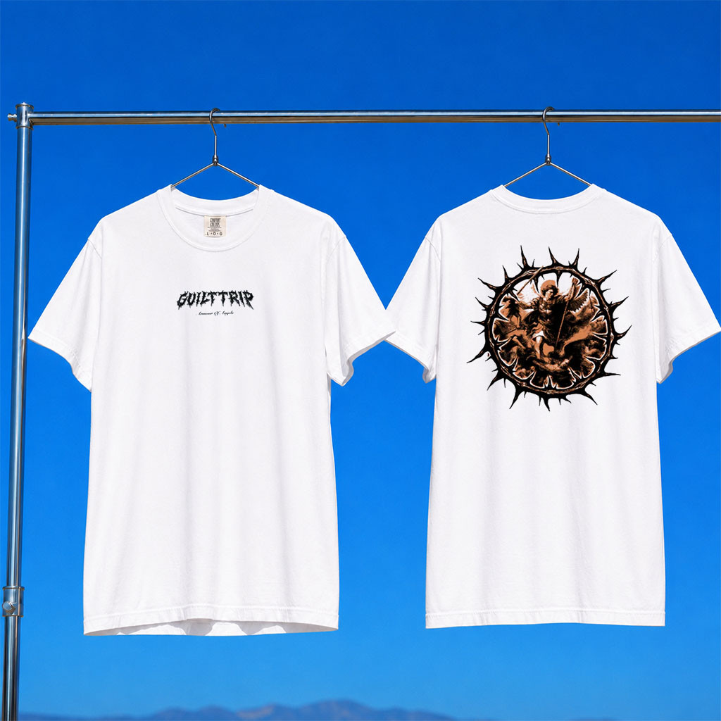 MLVLTD Merch Guilt Trip Armour of Angels T-Shirt 2026 Guilt Trip Merch Best Gift For Fans