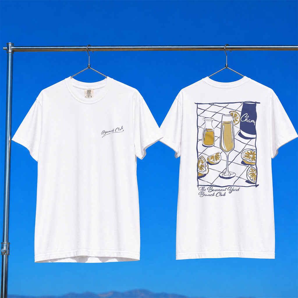 Santagato Studios Merch 2026 Mimosa Brunch Club T-Shirt The Basement Yard Shirt Him Gifts
