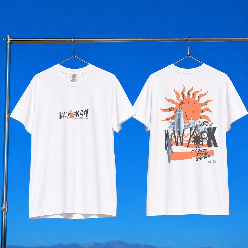 Louis Tomlinson Merch 2026 HDWGH MSG New York T-Shirt Louis Tomlinson Tour Merch