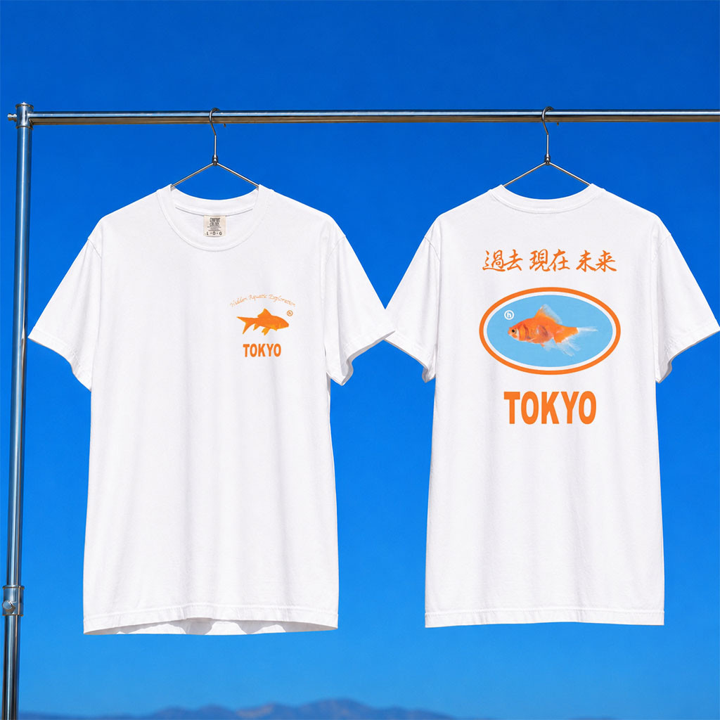 Hidden PPF Merch 2026 Goldfish T-Shirt White Best Gifts For Fathers
