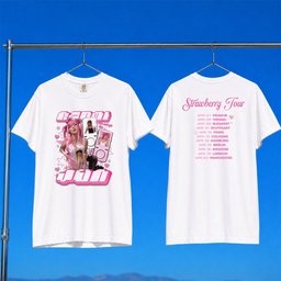 Naomi Jon Merch 2026 Strawberry Tour 2026 T-Shirt White Naomi Jon Tour Shirt Gift For Fans