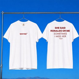 Whyteeindia Merch 2026 Ronaldo Or Her T-Shirt Ronaldo Portugal Merch Funny Gift For Soccer Fans