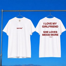 Whyteeindia Merch 2026 My Girlfriend Loves Messi T-Shirt Messi World Cup Merch Him Gifts