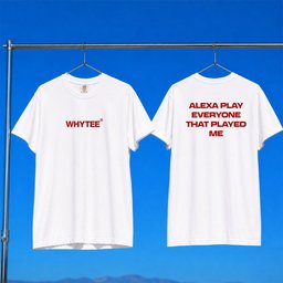 Whyteeindia Merch 2026 Alexa Play Everyone That Played Me T-Shirt Funny Text Shirts Gifts