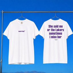 Whyteeindia Merch 2026 The Lakers Or Her T-Shirt Funny Shirt LA Lakers Merch Gift For Fans