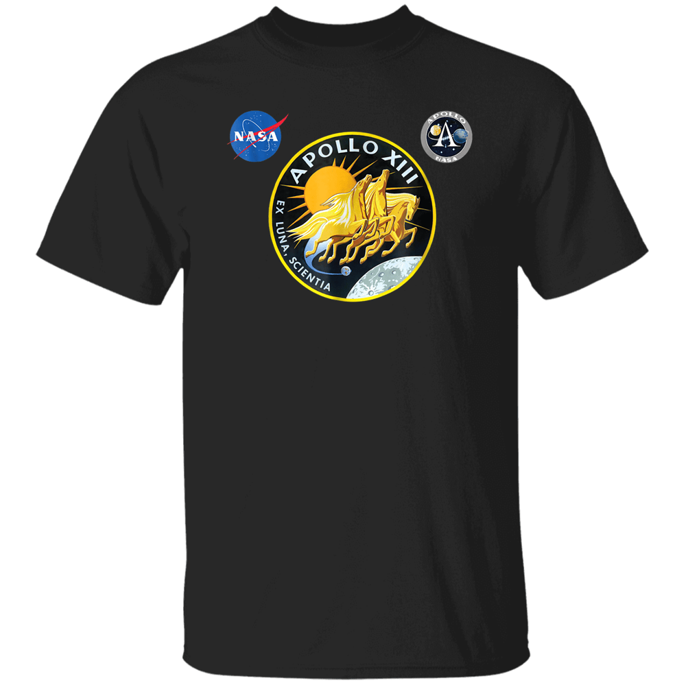 NASA Logo Shirts Apollo 13 Mission Patch Classic T-Shirt Limited Editi ...