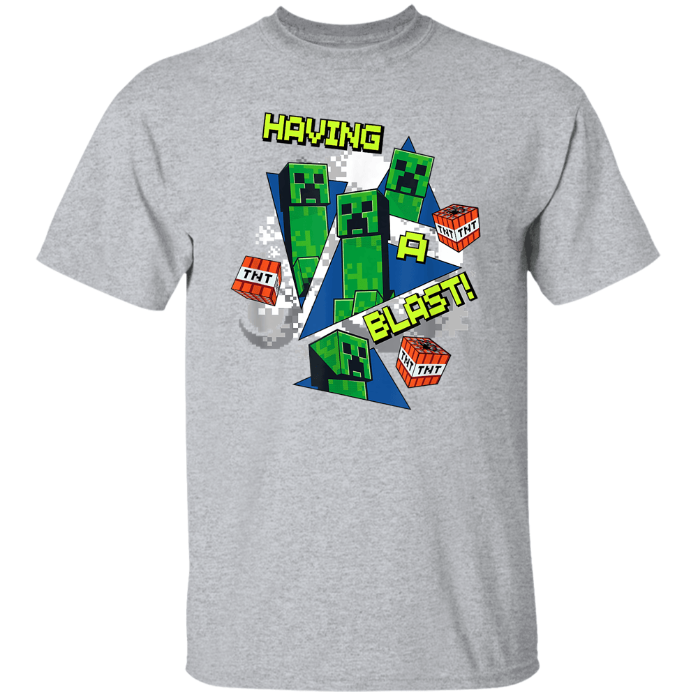 Minecraft Creepers Having A Blast TNT Poster Classic T-Shirt Limited E ...