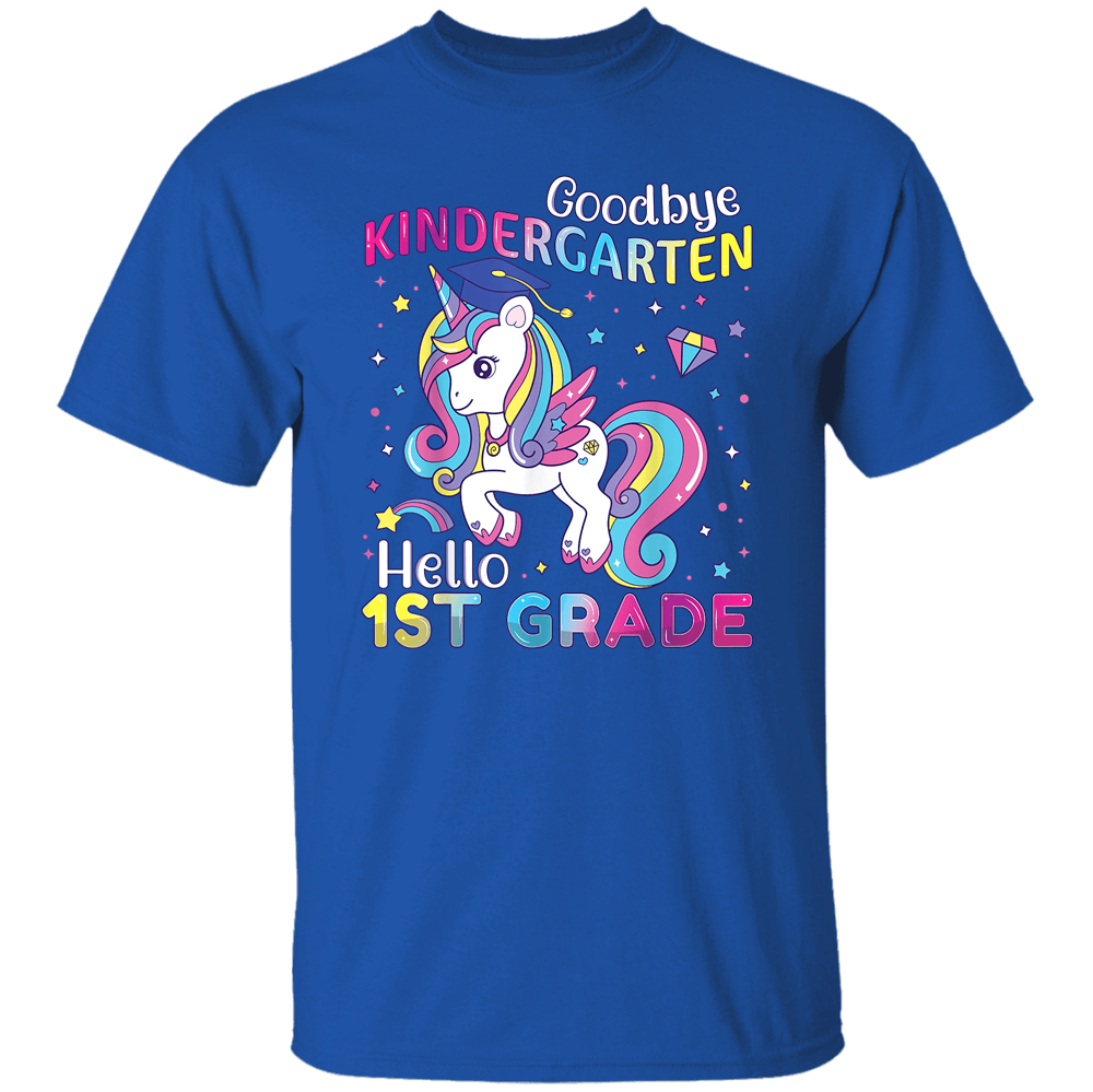 Graduation 2024 Goodbye Kindergarten Hello 1st grade Unicorn Classic T ...