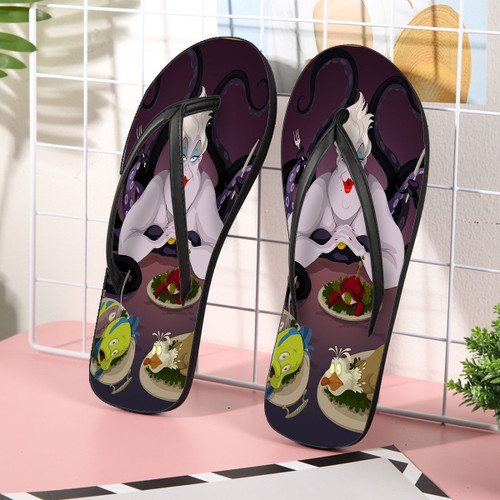 Disney Villains Ursula17 Gift For Fan Flip Flop Shoes