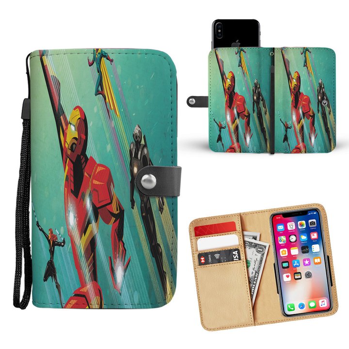 Marvel Avengers Iron Man v5 Wallet Phone Case