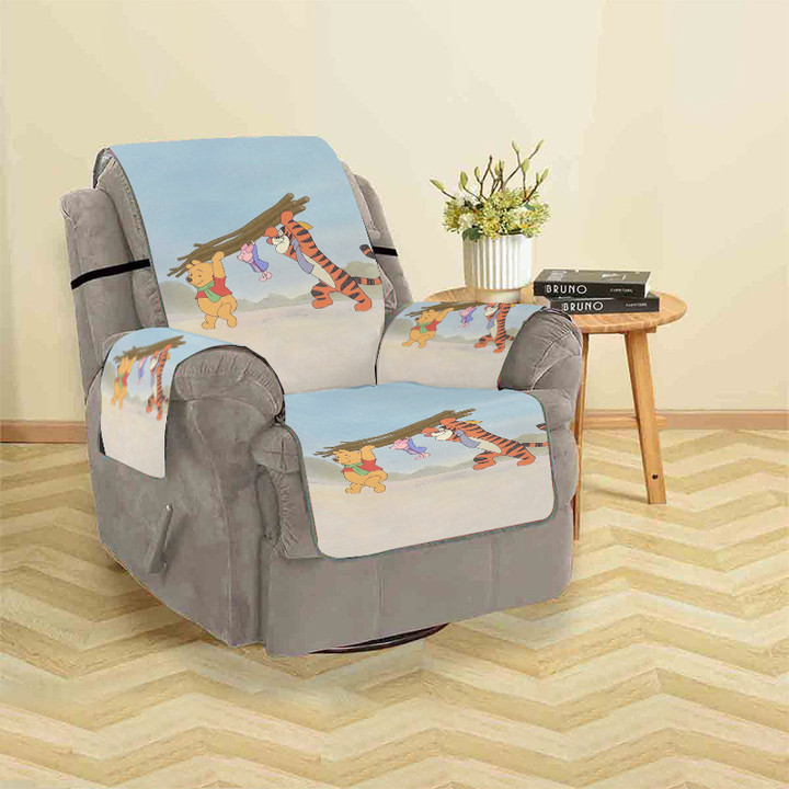 Winnie the Pooh And Friends4 Sofa Protector Slip Cover