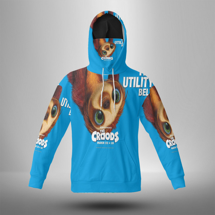 The Croods Poster 7 3d Hoodie With Mask