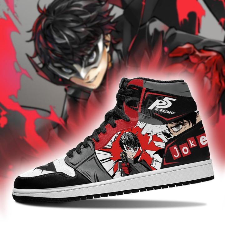 Persona 5 Joker Ren Amamiya Custom JD1 Shoes For Fans